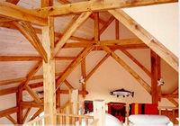 Timber-frame interior