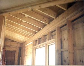 Exterior wall with thermal break built in